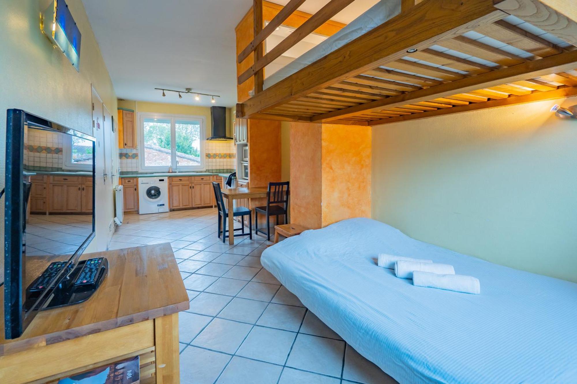 Room In Toulouse - Studio Proche Airbus Toulouse St Martin Touch Exterior photo